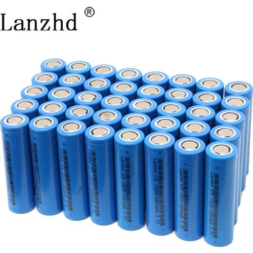 5-40Pcs ICR18650 Rechargeable Battery 18650 2600mAh li ion Batteries 3.7V for samsung 18650 Battery for Flashlight notebook