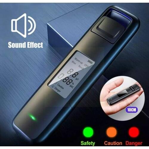 Car Digital Breath Alcohol Tester Breathalyzer AT05 Alcohol Detector Dedicated Breath Alcohol Non-contact Detector Lcohol T N6T9