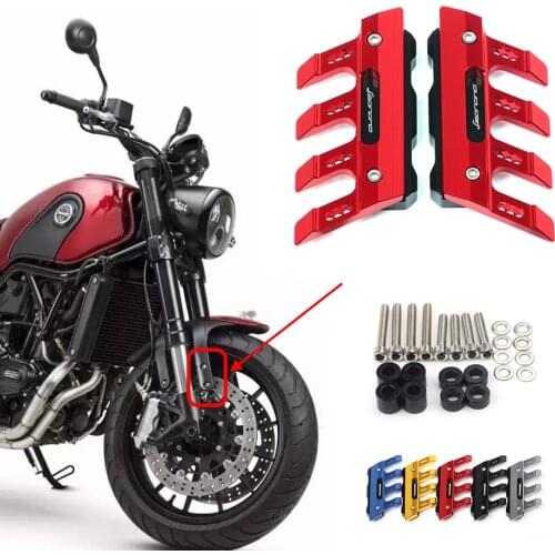 For Benelli Leoncino 500 (Leoncino 500 Trail) Motorcycle Mudguard Front Fork Protector Guard Front Fender Slider Accessories