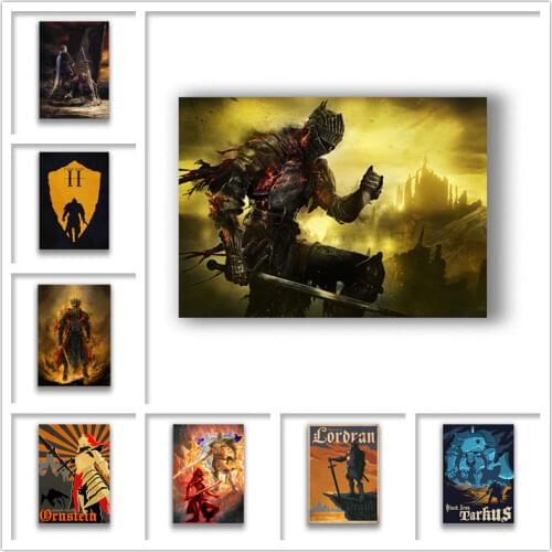Dark Souls White Coated Paper Prints Clear Image Home Decoration Livingroom Bedroom Bar Home Art Brand