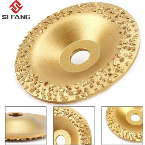 100 mm 4" inch Diamond Coated particlesGrinding Disc Wheel Convex Arbor Hole 16mm for Polishing stone, tire and rubber