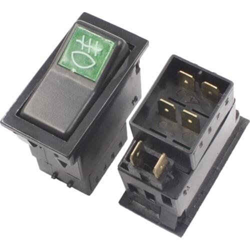 KE LI MI 10x Car Modification Car Rocker Switch LED Button Universal fog lamp switch