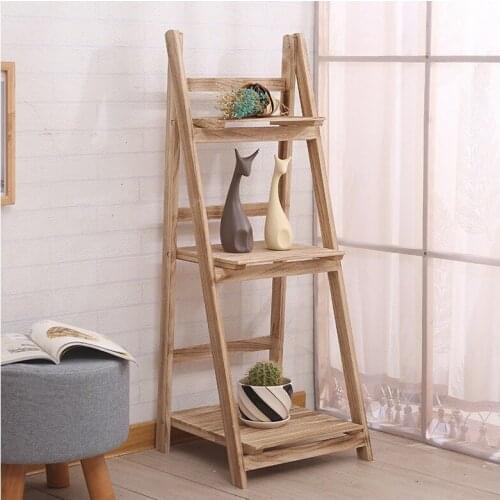 Creative idyllic living room stacked wooden green rory rack shelf ZAKKA Floor shelf storage bookshelf bathroom shelf over toilet