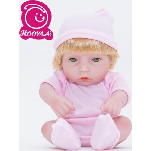25CM 10 Inch Hot Sale Bebe Reborn Baby Doll Toy Newborn Full Vinyl Body Silicone Stuffed Realistic Doll Birthday Christmas Gifts