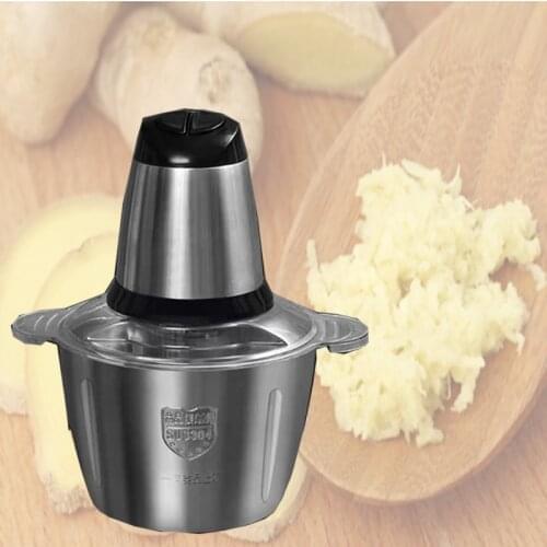 2020 3L Meat Grinder Chopper Electric Automatic Mincing Machine Stainless Steel Vegetable Fruit Cutter Blender Food Processor