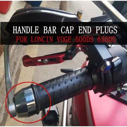 Motorcycle Handle Bar End Weight For LONCIN VOGE 500DS 650DS Handlebar Grips Cap Anti Vibration Silder Plug VOGE 500 DS 650 DS