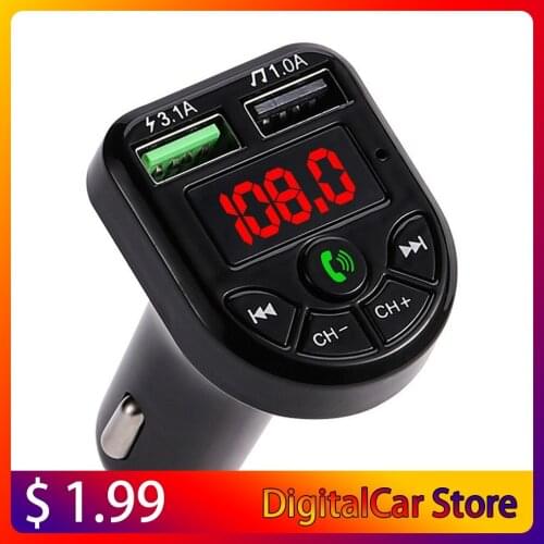 New bte5 Car Mp3 Bluetooth-compatible Hands-free Phone Car Bluetooth-compatible Player Car Music Card Fm Receiver