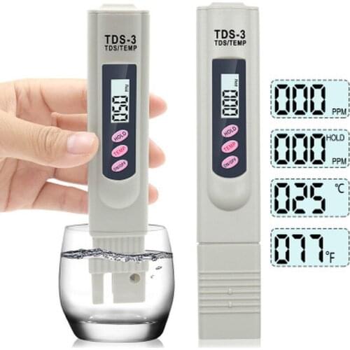 Portable Pen Portable Digital Water Meter Filter Measuring Water Quality Purity Tester TDS Meter 15%Off