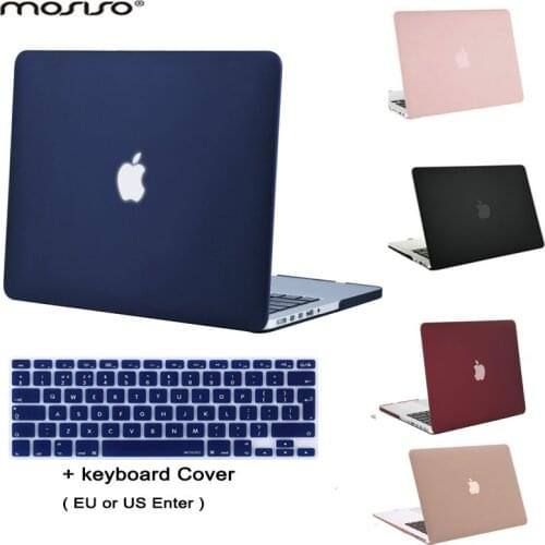 MOSISO Mac Pro 13 Crystal Matte Plastic Hard Cover Case for Macbook Pro 13inch A1425/A1502 Mac 12 inch A1534 Laptop Cover Shell