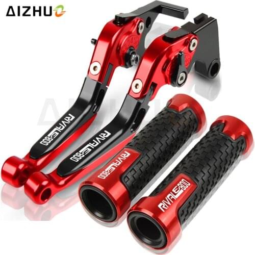 RIVALE 800 CNC Brake Clutch Levers Handlebar 7/8''22mm Handle Bar Hand Grips Motorcycle FOR MV AGUSTA Rivale800 2014-2016 2015