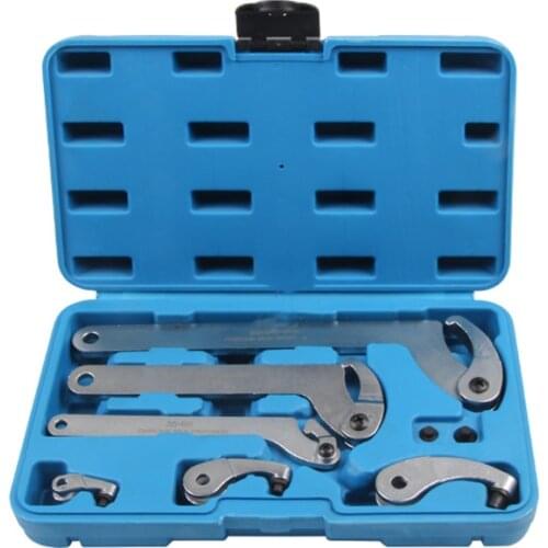 Specially designed 11pc Adjustable Hook And Pin Wrench Set for Automotive Repairing