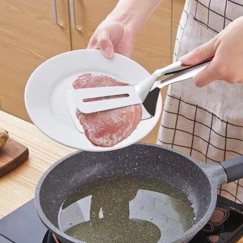 Steel Frying Spatula Frying Fish Shovel Home Kitchenware Frying Spatula Steak Shovel
