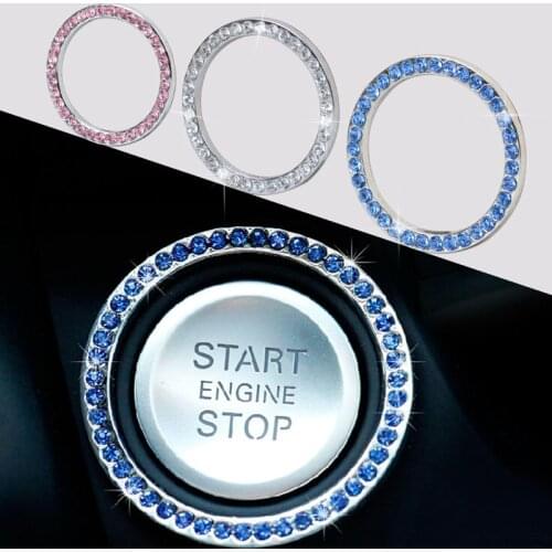 Car start stop ignition ring decoration for Opel Astra VAUXHALL MOKKA Zafira Insignia Vectra Antara