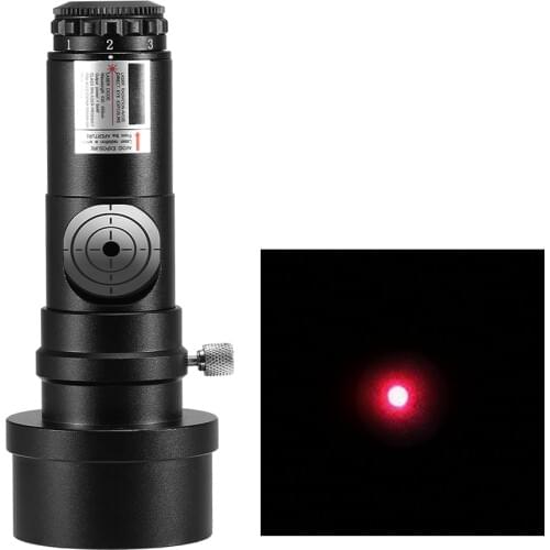 1.25IN Astronomical Telescope Monocular Collimator 2inch Adapter Reflector Telescope Laser 7 Brightness Level Eye Lens Telescope