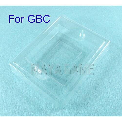 1pc/lot for GBC Clear Plastic Game Card Cartridge Cases Boxes Insert Inner Tray Inlay for Gameboy Color GBC Japan EU version