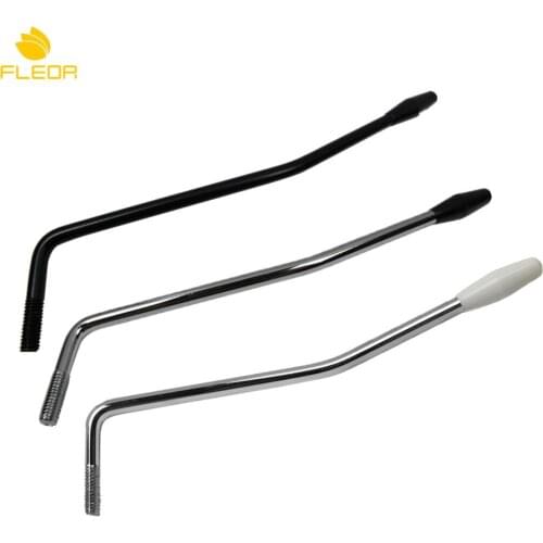 FLEOR 1PC Electric Guitar Tremolo Arm 6mm Whammy Bar for Tremolo Bridge Guitar Accessories Black/Silver choose