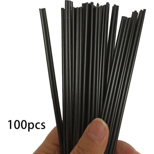 100Pcs Plastic Welding Rods 200mm Length PP Welding Sticks For Plastic Welder Nozzle Tip Soldering Rod