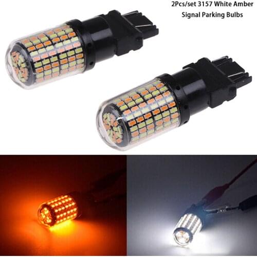 2x 3014 144smd CanBus S25 1156 BA15S P21W LED BAY15D BAU15S PY21W lamp T20 LED 7440 W21W W21/5W led Bulbs For Turn Signal Light