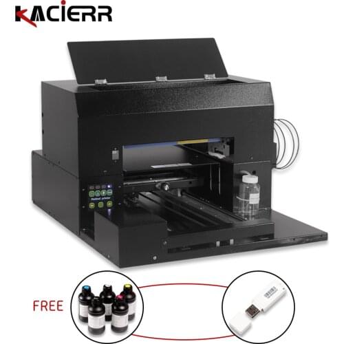 A3UV printer is used for mobile phone shell T-shirt printing tempered film customized LED printable flat digital HD 3D printing