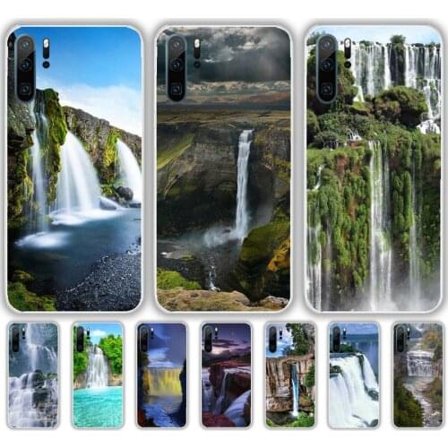 Nature waterfall Phone Case For Huawei P20 P30 P40 lite Pro P Smart 2019 Mate 10 20 Lite Pro Nova 5t