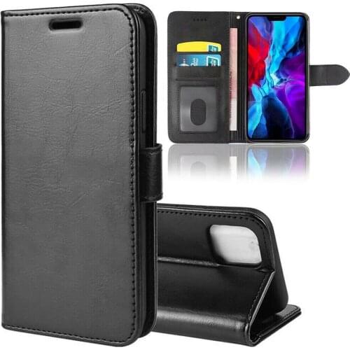 Coque Etui Flip Cover Cuir Noir for iPhone 12 Mini 12 Pro Max 6/7/8/XS/XR/11 Pro