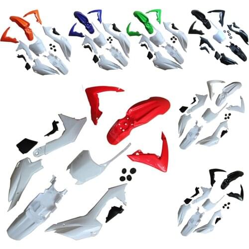 CRF110F Motocycle Full Plastic Body Kit Fairing Cover Front Rear Fender Mudguard For Honda CRF110 2013 2014 2015 Motorcross Bike