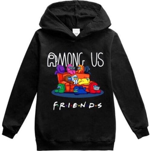 Disney childrens wear the new 2021 child Among Us printing multicolor children who garment cap unlined upper garment