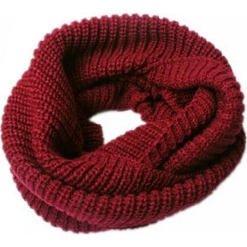2020 Unisex Women Men Winter Warm Infinity 2 Circle Cable Knit Cowl Neck Long Scarf Shawl Cloak Knitting Artificial Wool New