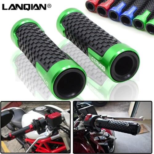 For Kawasaki GTR1400 7/8''22MM Motorcycle Handlebar Grips Hand Bar Grips GTR 1400 CONCOURS GTR1400 2007-2017 2015 2016 Parts