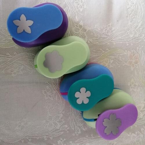 4pcs 1'' flower punch 25mm diy craft hole puncher scrapbooking punches eva maker Kids scrapbook paper cutter Embossing sharper