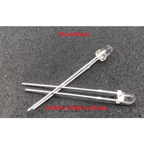 20pcs 3MM photodiode photosensitive diode photosensors Photo LED 5MM F3 F5