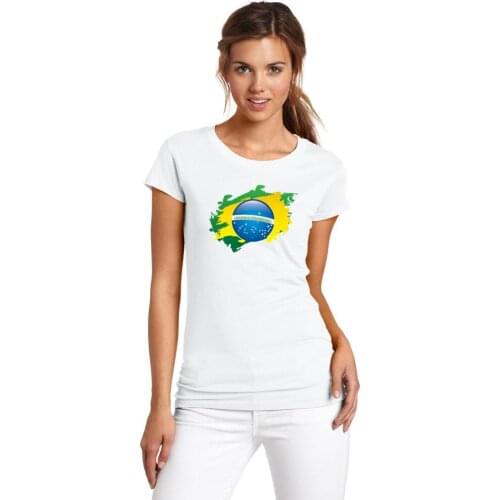 BLWHSA Top Quality Brazilian Style T Shirt Women Solid O Neck Casual Tee Shirts Summer Female T-shirt Camisetas Poleras De Mujer