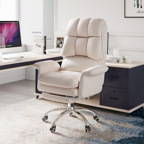 Home Furniture Study Office Chairs Backrest Lift Swivel Executive Chair Bedroom Apartment Armchair Dormitory Computer Recliner