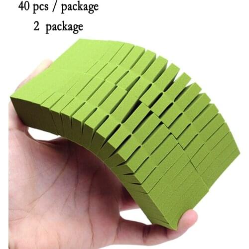 40 Small Squares Makeup Sponge Set Puff Face Foundation Concealer Cosmetic Powder Make Up Blender Blending Sponge Tools 2 Packs