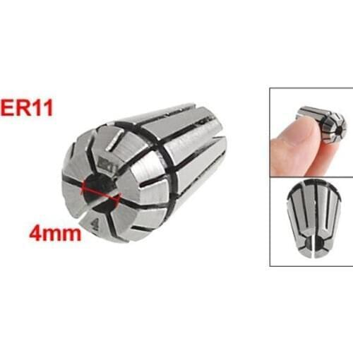 Brand New 4MM SUPER PRECISION ER11 spring Collet ACCURACY CNC CHUCK MILL Silver Milling Lathe Tool Holder