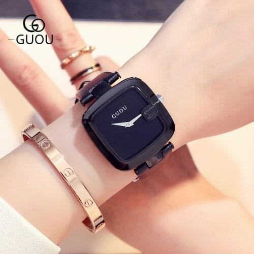 Reginald Ladies Watch With Leather Strap