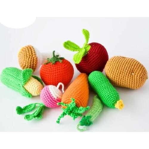 1 pc Newborn Baby Girl Boy Handmade Simulation Fruit Vegetable Photography Props Infant Birthday Photo Shoot Props Accessories
