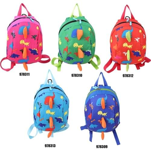 Dinosaur Print Backpack For Boys Children backpacks kids kindergarten Small School Bag Girls Animal Anti-lost School Bags