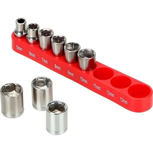 Wrench Hexagon Head For Home Auto Car Bicycle 9pcs/set 5-13mm Socket Adapter Set DIY Fix Repair Hand Tool Universal
