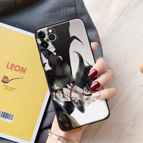 Black Clover Asta anime aesthetic silicone Phone Case FOR iPhone Se 6 6s 7 8 Plus X Xr Xs 11 12 Mini Pro Max Glass Cover Shell