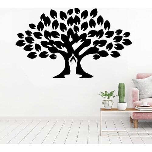 Yoga Meditation Wall Decal Exquisite Tree Wall Stickers Removable Wall Decor For Yoga Home Rooms Decoration Accessories C593