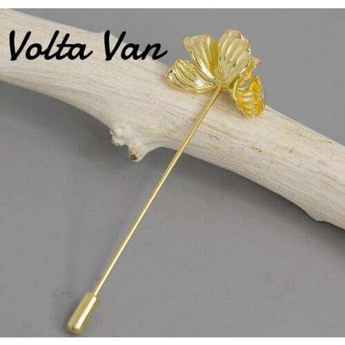 Volta Van Women Brooch Pin 925 Sterling Silver 2021 New Fine Jewelry Elegant Flower Concise Classic Design Ladies Brooches