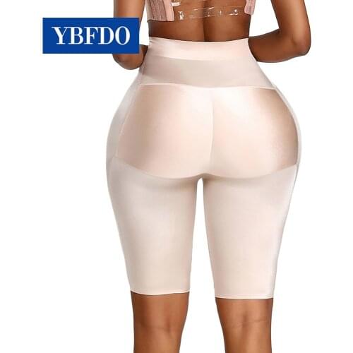 YBFDO Women Butt Lifter Shapewear Waist Tummy Control Body Underwear Shaper Pad Control Panties Fake Buttocks Lingerie Thigh