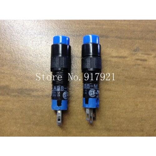 [ZOB] Japan IDEC and AB8-M Blue Flat push-button 8MM genuine original --10PCS/LOT