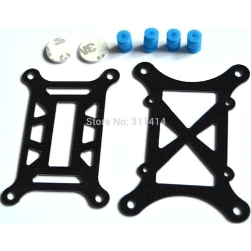 1set Universal FC Glass Fiber Flight Controller Anti-vibration Plate Set Shock Absorber APM 2.5 2.6 KK MWC + Free Shipping