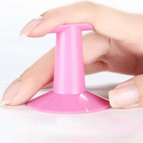 1pc Professional Manicure pillow Finger Stand Rest Holders Nail Art Painting Hard Plastic Support Tool Random Color