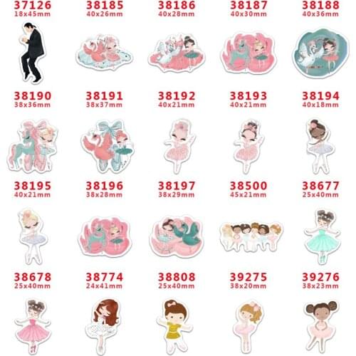 10 Pcs Cartoon Planar Resin Cabochons PR37126