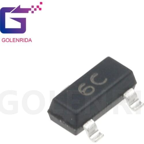 100pcs/lot BC817-40 6C SOT-23 NPN