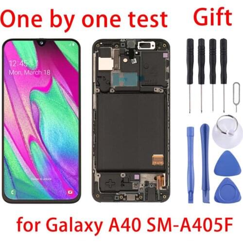 5.9″ For Samsung Galaxy A40 Display LCD Screen&Digitizer Full Assembly&Frame For A40 SM-A405FN/DS SM-A405F/DS SM-A405FM/DS