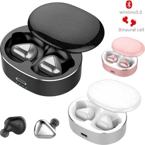 Bluetooth Earphones Wireless Headset Noise Cancelling TWS Earbuds with Mic Charging Box for iPhone Samsung LG Moto Xiaomi Huawei
